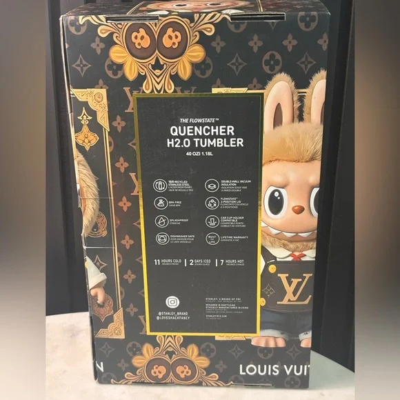 Stanley Labubu Black and Gold Character Tumbler - Picture 4 of 5